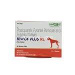 キオフプラスXL 犬用チュアブル錠 プラジカンテル 175mg,パモ酸ピランテル 504mg,フ